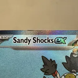 Pokemon TCG Sandy Shocks EX 250/182 Paradox Rift Special Illustration Rare - Image 3
