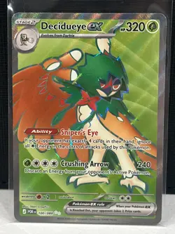 Decidueye ex 100/088 Pokemon TCG ME: Perfect Order NM - Image 1