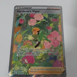 Pokemon Gardenia's Vigor GG61/GG70 Crown Zenith Ultra Rare Holo Trainer - Image 1