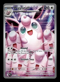 Wigglytuff 105/094 ME02: Phantasmal Flames Holo Illustration Rare Pokemon TCG - Image 1