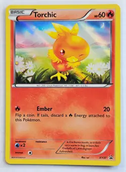 TORCHIC XY37 XY Black Star Promos Pokemon card - Promo LP - Image 1