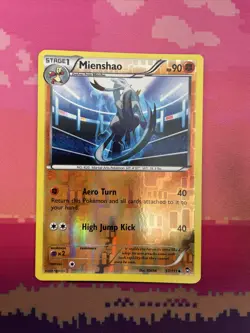Pokemon Card Mienshao Furious Fists Reverse Holo 57/111 Near Mint - Image 1