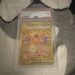 Pokemon TCG Charizard ex Hyper Rare SV03 Obsidian Flames Holo PSA 9 #228/197 - Image 1