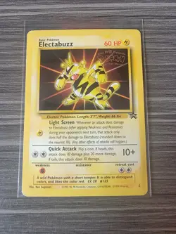Electabuzz Black Star Promo #2 Pokemon TCG Movie - MP - Image 1