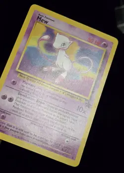 Pokemon TCG - MEW - #8 - BLACK STAR PROMO - POKEMON LEAGUE (2000) - WOTC - LP - Image 2