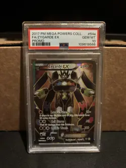 PSA 10 ZYGARDE EX 177/171 2017 POKEMON ENGLISH BEST OF XY GRADED CARD FULL ART - Image 1