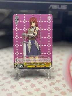 Weiss Schwarz Fairy Tail 100 Years Quest FT/S120-001 RR Erza Card - Image 1