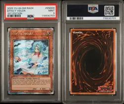 Effect Veiler (New Art) Quarter Century Secret Rare Card RA04-EN004 PSA 9 - Image 3