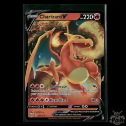 Charizard V 017/172 SWSH09: Brilliant Stars NM Pokemon 2022 - Image 1
