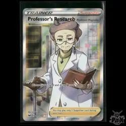 Professor's Research (Full Art) 201/202 SWSH01: Sword & Shield Base NM Pokemon - Image 1