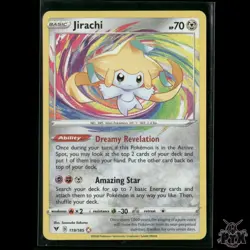 Jirachi 119/185 SWSH04: Vivid Voltage NM Pokemon 2020 - Image 1