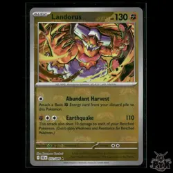 Landorus (Master Ball) 053/086 SV: Black Bolt NM Pokemon 2025 - Image 1