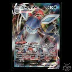 Glaceon VMAX 041/203 SWSH07: Evolving Skies NM Pokemon 2021 - Image 1