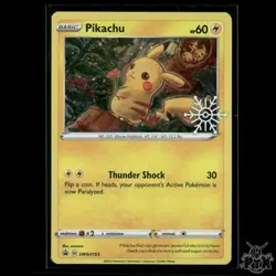 Pikachu (Holiday Calendar) SWSH153 Sword & Shield Promo Cards NM Pokemon 2019 - Image 1
