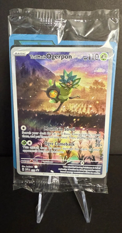 Pokemon Twilight Masquerade - Teal Mask Ogerpon - Sealed Black Star Promo SVP123 - Image 1