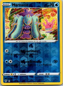 Mareanie 051/189 - SWSH03: Darkness Ablaze Pokemon TCG NM Reverse Holofoil - Image 1