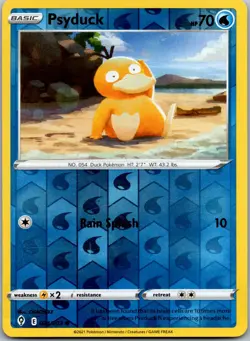 Psyduck 024/203 - SWSH07: Evolving Skies Pokemon TCG NM Reverse Holofoil - Image 1