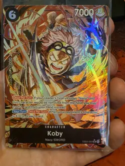 Bandai One Piece Koby EB04-044 ALT ART FOIL ENGLISH - Image 1