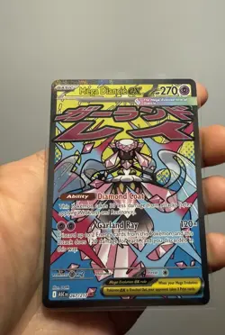 Mega Diancie ex 267/217 Full Art Pokemon TCG Ascended Heroes Mega Attack Rare NM - Image 1