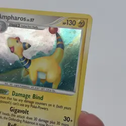 FART SWIRL Ampharos 1/127 Holo Rare Platinum Pokemon Card LP Lightly Played - Image 5