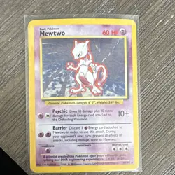 Pokemon TCG Base Set Mewtwo 10/102 1999 Wizards English 2 Cards Vintage (HP) - Image 3