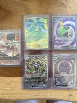 Pokemon Lot (5) Cards Budew IR,magneton Promo,gargancl IR, Korean AR And SR - Image 1