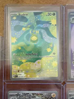 Pokemon Lot (5) Cards Budew IR,magneton Promo,gargancl IR, Korean AR And SR - Image 5