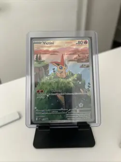 Pokemon TCG Victini Full Art Holo Black Star Promo Card 208 - Image 1