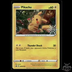 Pikachu (Holiday Calendar) SWSH153 SWSH: Sword & Shield Promo Cards NM Pokemon - Image 1