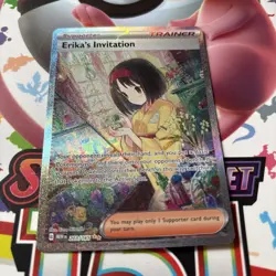Pokemon Cards Erika's Invitation 203/165 151 Special Illustration Rare NM - Image 1