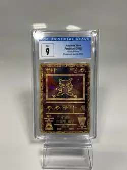 CGC 9 Ancient Mew Movie Promo Holo Pokemon Card - Old Blue CGC Stricter - Image 1