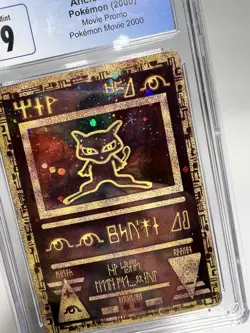 CGC 9 Ancient Mew Movie Promo Holo Pokemon Card - Old Blue CGC Stricter - Image 2