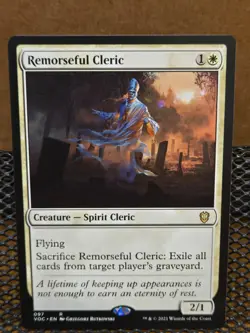 MTG, Remorseful Cleric, R, Innistrad: Crimson Vow Commander, VOC, 097 - Image 1