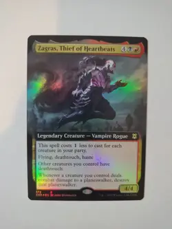 Zagras, Thief of Heartbeats (Extended Art) Zendikar Rising Foil - Image 1