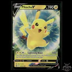 Pikachu V SWSH198 SWSH: Sword & Shield Promo Cards NM Pokemon - Image 1