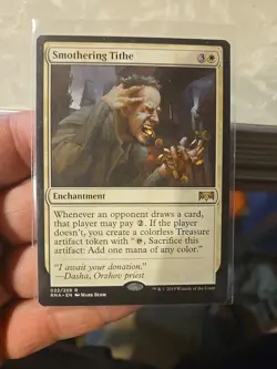 Smothering Tithe Ravnica Allegiance Regular 022/259 Never Played NM/M - Image 1