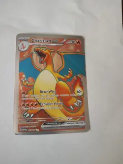 Pokemon TCG Charizard EX 183/165 Scarlet & Violet 151 Ultra Rare Card - Image 2