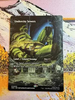 Undercity Sewers (Borderless) 20 Teenage Mutant Ninja Turtles Normal - NM - Image 2