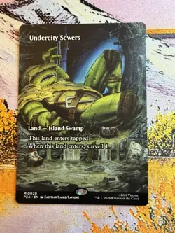 Undercity Sewers (Borderless) 20 Teenage Mutant Ninja Turtles Normal - NM - Image 3
