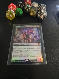 MTG Super Shredder TMT 0083 FOIL Teenage Mutant Ninja Turtles Mythic Legendary - Image 1