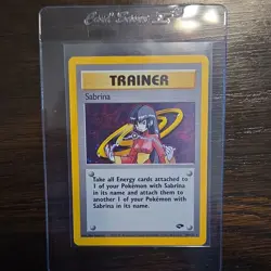 Pokemon Sabrina 20/132 Gym Challenge Holo Rare Unlimited 2000 Trainer - Image 1