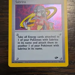 Pokemon Sabrina 20/132 Gym Challenge Holo Rare Unlimited 2000 Trainer - Image 4