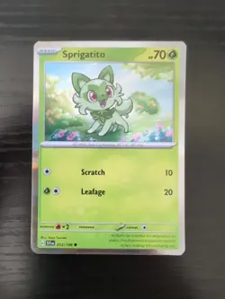 2023 Pokemon Sprigatito 013/198 SV01: Scarlet & Violet Base Set Regular - Image 1