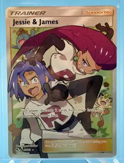 Pokemon Jessie & James (Full Art) 68/68 Hidden Fates Holo - Image 1