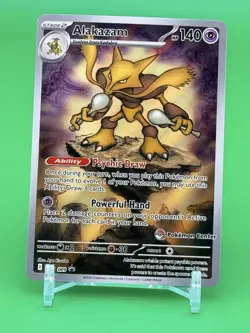 Alakazam Pokemon Center Stamp PC Stamped ETB Black Star Promo 009 MEP NM+ Mint - Image 1