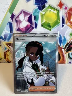 Naveen 112/088 Ultra Rare Full Art Trainer - Pokemon TCG Perfect Order - NM - Image 1