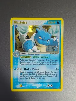 🫧 Blastoise 14 Pokemon 2006 EX Crystal Guardians reverse stamped NM - Image 1