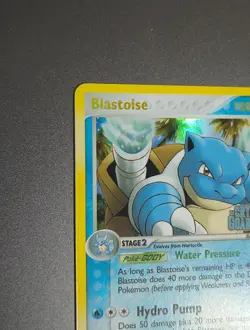 🫧 Blastoise 14 Pokemon 2006 EX Crystal Guardians reverse stamped NM - Image 2
