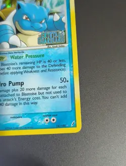 🫧 Blastoise 14 Pokemon 2006 EX Crystal Guardians reverse stamped NM - Image 4