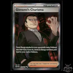 Giovanni's Charisma 197/165 SV: Scarlet & Violet 151 NM Pokemon - Image 1